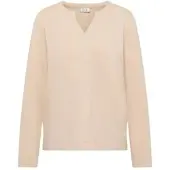 Cecil Langarmshirt in pearl beige | Gr.: M
