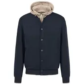 Bugatti Herren Sweatjacke mit sportlichem Collegekragen