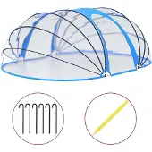 vidaXL Pool-Kuppel Oval 530x410x210 cm