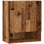 vidaXL Wandschrank Altholz-Optik 60x31x70 cm Holzwerkstoff
