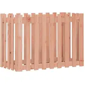 vidaXL Hochbeet Lattenzaun-Design 100x50x70 cm Massivholz Douglasie