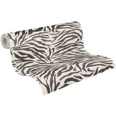 Living Walls Vliestapete "Zebra-Tapete Animal Print verschiedene Farben" matt glatt