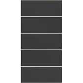vidaXL Bodenfolie für Pools Schwarz 550 x 280 x 0,1 cm Vliesstoff