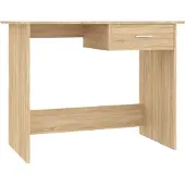vidaXL Schreibtisch Sonoma-Eiche 100x50x76 cm Holzwerkstoff
