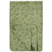 Ib Laursen Quilt Blumenranke Grün in grün | Gr.: onesize