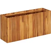 vidaXL Garten-Hochbeet 100 x 30 x 50 cm Massivholz Akazie