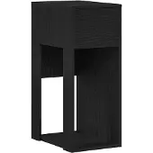 vidaXL Computerschrank mit Schublade Schwarz 30x44x74 cm