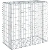 vidaXL Gabione mit Deckel 100x50x100 cm Verzinktes Eisen