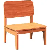 vidaXL Gartenstuhl Wachsbraun 60x52,5x72 cm Massivholz Kiefer