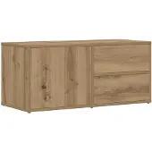 vidaXL TV-Schrank Artisan-Eiche 80x34x35,5 cm Holzwerkstoff