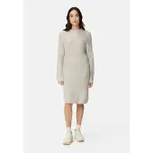 Camel active Strickkleid mit Rundhalsausschnitt in Hellgrau | Gr.: L