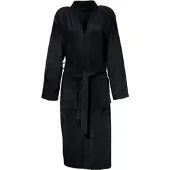 Redbest Frottier Unisex-Bademantel Chicago in schwarz | Gr.: M