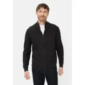 Camel active Strickjacke aus reiner Baumwolle in Asphalt | Gr.: 3XL