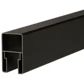 Traumgarten Sichtschutzzaun SYSTEM Senkrecht Adapter Anthrazit