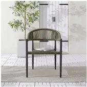 Home24 Gartenstuhl - Aluminium / Polyrattan