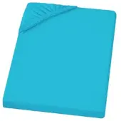 Carpe Sonno Edel-Jersey Spannbettlaken in Türkis | Gr.: 180x200 cm - 200x200 cm