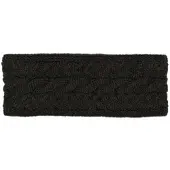 StyleBREAKER Strick Stirnband in Schwarz | Gr.: onesize