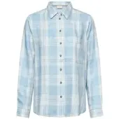 Camel active Langarmbluse in soft blue check | Gr.: L