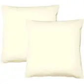 Jack 2er Set Renforcé Kissenhülle Kissenbezug in Beige | Gr.: 40x40 cm
