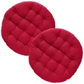 Redbest Stuhlkissen rund 2er-Pack in rot | Gr.: onesize