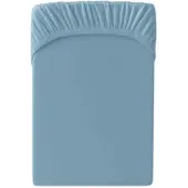 Cats Collection Spannbetttuch Edel-Jersey in stahlblau | Gr.: 90-x-200