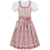 Nübler Kinderdirndl 3-teilig Matilda in Rosé | Gr.: 140
