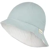 Sterntaler Wende-Sonnenhut uni in helltürkis | Gr.: 41 cm