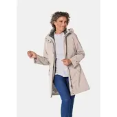 Goldner Kapuzenjacke mit 3-in-1-Funktion in kiesel | Gr.: 52