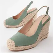 Montevita Wedge Sparto Balenci7 Grün
