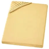 Carpe Sonno Edel-Jersey Spannbettlaken in Gelb | Gr.: 140x200 cm - 160x200 cm
