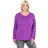 Ulla Popken Shirt in lila | Gr.: 46-48