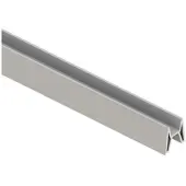 Traumgarten Sichtschutzzaun SYSTEM Dekorprofil Adapter Silber, 180 cm