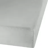 Erwin Müller Biber Spannbettlaken Garmisch in silber | Gr.: 120 x 200 cm