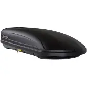 Menabo | Dachbox - 400 L - Schwarz - 165x79x37 cm - 50 kg Tragfähigkeit - Diebstahlsicherung