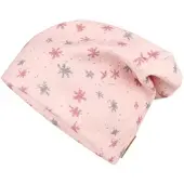 Sterntaler Beanie Schneekristalle in lichtrosa | Gr.: 49 cm