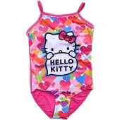 Hello Kitty Badeanzug Herzen in Pink | Gr.: 98