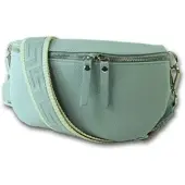 Toscanto Leder Gürteltasche Tasche blau, mehrfarbig ca. 25cm | Gr.: onesize