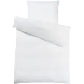 Doris Meyer Uni Interlock Jersey Bettwäsche 135x200 cm + 80x80 cm | weiss - weiß