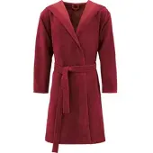 Erwin Müller Unisex-Bademantel Schwanau in weinrot | Gr.: 3XL