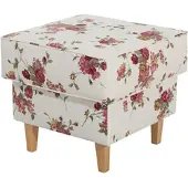 58 aufm Kessel POLSTERHOCKER Karlen Flachgewebe beige | Gr.: onesize