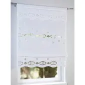 HEINE Bändchenrollo in weiß | Gr.: 130-x-60-cm