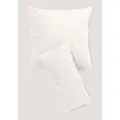 Hessnatur Satin Kissenbezug in naturweiss | Gr.: 40 x 80 cm