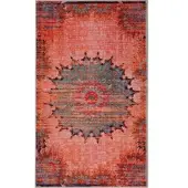 Wecon Home Badteppich Healing in rot | Gr.: 55 x 65 cm