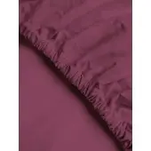 Erlich Textil COTTON LINEN SELECT in waldbeere | Gr.: 180 x 200 cm