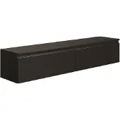 Selsey Bemmi - TV-Hängeboard, Schwarz, 150 cm