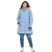 LAURASØN Mantel in taubenblau | Gr.: 40-42