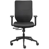 Dauphin Bürostuhl to-sync work comfort, mit Armlehnen, Synchronmechanik, Komfortpolstersitz, schwarz/schwarz