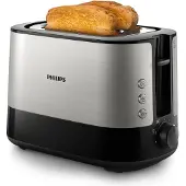 Philips Viva Collection HD2635/90, 2 Scheibe(n), Schwarz, Titan, Metall, 950 W, 230 V, 50-60 Hz