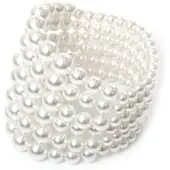 Collezione alessandro Armband " Pearl " in weiß | Gr.: onesize