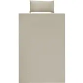 Redbest Microfaser-Seersucker, Microfaser Bettwäsche Detroit in taupe | Gr.: 155 x 220 + 80 x 80 cm